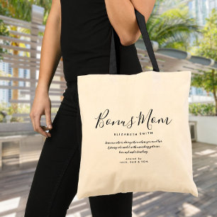 Bonus Moeder Elegant Script Stiefmoeder Citaat Boo Tote Bag