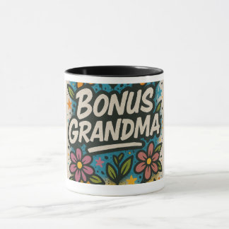 Bonus Oma Mok-Bloemen & Leuk Cadeau Mok