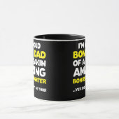 Bonus Pap Fathers Dag Gift Stepdochter Stepdad Mok (Midden)