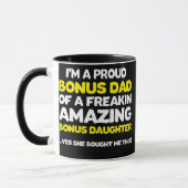 Bonus Pap Fathers Dag Gift Stepdochter Stepdad Mok (Links)