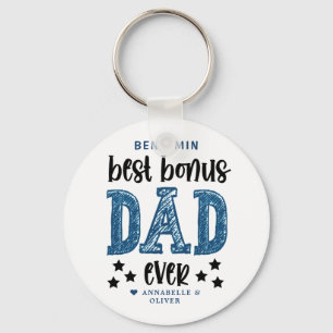 "Bonus Pap" Stap Pap Typografie Sleutelhanger