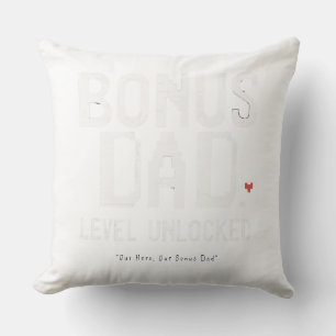 Bonus Papa Coussin de coeur Cadeau de fille Son