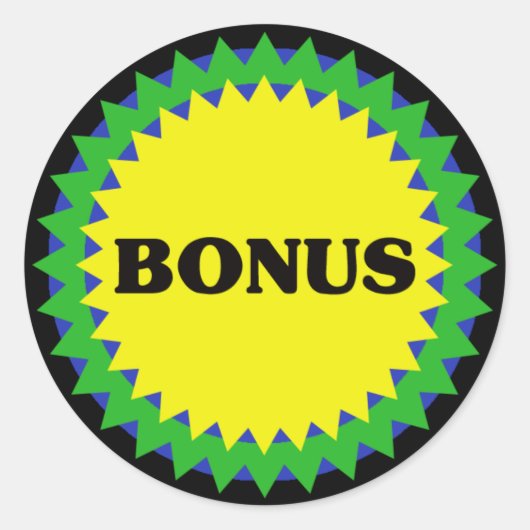 BONUS Sticker de vente au détail (Devant)