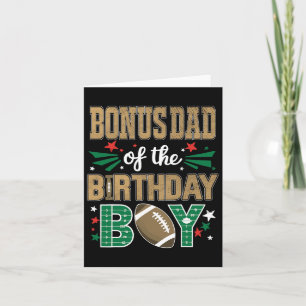 Bonus vader van de verjaardag jongen Football fami Kaart