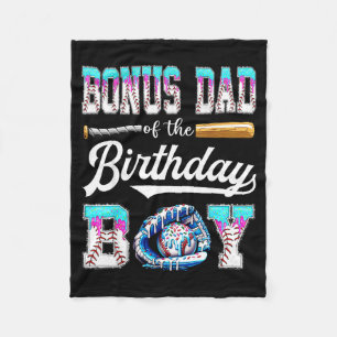 Bonus Vader Van De Verjaardagsjongen Honkbal Ijs D Fleece Deken