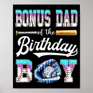 Bonus Vader Van De Verjaardagsjongen Honkbal Ijs D Poster