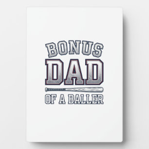 Bonus Vader van een Baller Vintage Sportshirt Ontw Fotoplaat