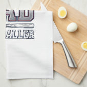 Bonus Vader van een Baller Vintage Sportshirt Ontw Theedoek (Quarter Fold)