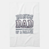 Bonus Vader van een Baller Vintage Sportshirt Ontw Theedoek (Verticaal)