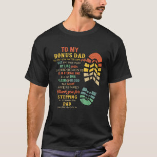 Bonus Vaderdag cadeau van stiefvader voor Daugh T-shirt