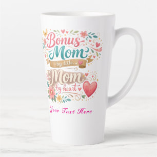 Bonusmoeder van titel, moeder van hart Moederdag Latte Mok