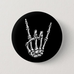 Bony Rock Hand Ronde Button 5,7 Cm