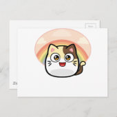 Boo als Cat Design Products Briefkaart (Voorkant / Achterkant)