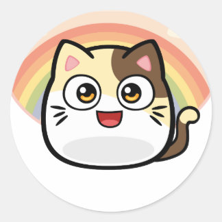 Boo als Cat Design Products Ronde Sticker