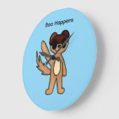 Boo Arrive Horloge Mur (Angle)
