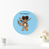 Boo Arrive Horloge Mur (Maison)