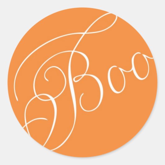 Boo ! Autocollant (Devant)