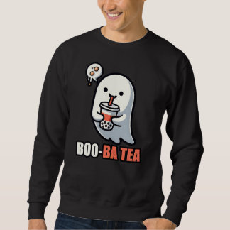 Boo-Ba Thee Geest – Speelse Halloween Boba Liefheb Trui