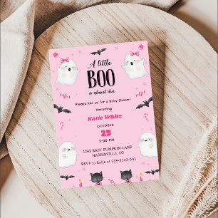 Boo Baby shower Onze kleine boe is bijna te wijten Kaart