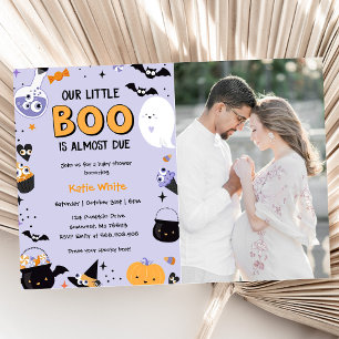 Boo Baby shower Onze kleine boo is bijna te wijten Kaart