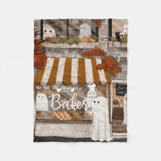 Boo Bakery Fleece Deken (Voorkant)