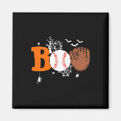 Boo Baseball Halloween Spooky Halloween Baseball P Magneet (Voorkant)