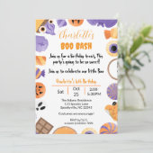 "Boo Bash" Halloween Anniversaire Fête Invitation (Debout devant)