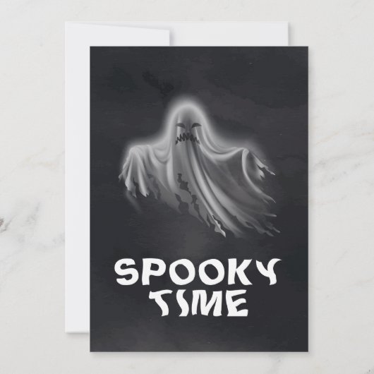 Boo Bash, Halloween Party Kaart (Achterkant)