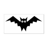 Boo Bat silhouet kunststempel Rubberstempel (Afrduk)