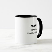 Boo Bats & Spider Web Aangepaste Monogram Mok (Voorkant rechts)