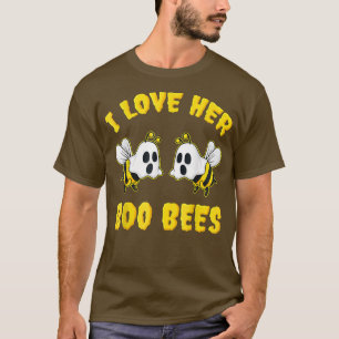 Boo Bees Couples Halloween Costume Funny Bees T-sh T-shirt