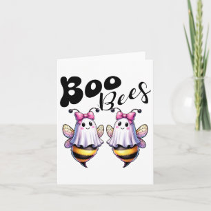 Boo Bees Ghost Bee Halloween Kostuum Vrouwen Grapp Kaart