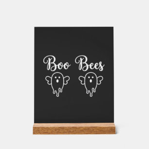 Boo Bees Halloween Geest Ontwerp Acryl Bord