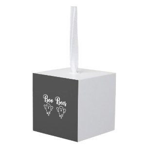 Boo Bees Halloween Geest Ontwerp Kubus Ornament