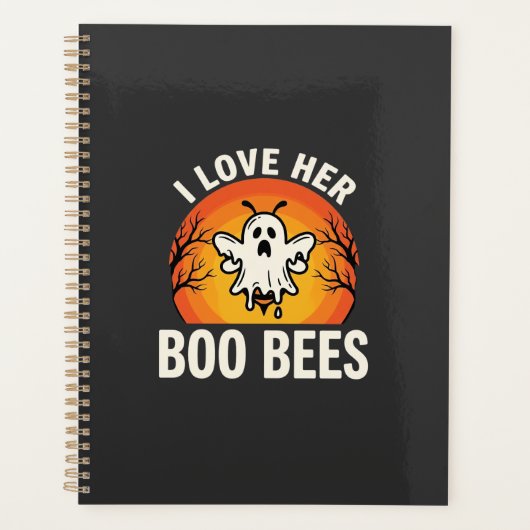Boo Bees Halloween Ghost Bee Drôle Design_1 (Devant)