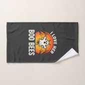 Boo Bees Halloween Ghost Bee Funny Design_1 (Serviette à main)