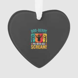 Boo-Berry Taart Halloween Ijs Scream Ontwerp Ornament