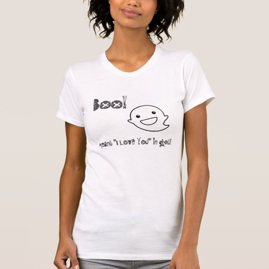 BOO betekent dat ik van je hou T-shirt (Voorkant)