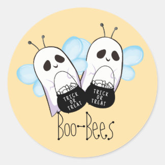 Boo-Bijen Geest Ronde Sticker