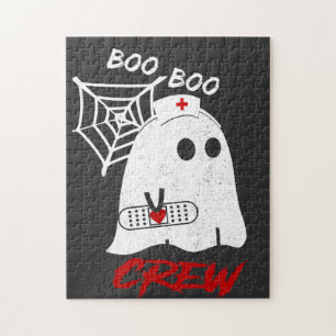 BOO-boer t-shirt verpleegster, grappig half-verple Legpuzzel