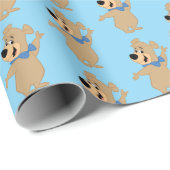 Boo-Boo Beer armen breed Cadeaupapier (Rol Hoek)