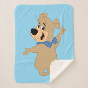 Boo-Boo Beer armen breed Sherpa Deken