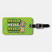 Boo-Boo-Beer Hallo Hallo Hallo Bagagelabel (Voorkant horizontaal)