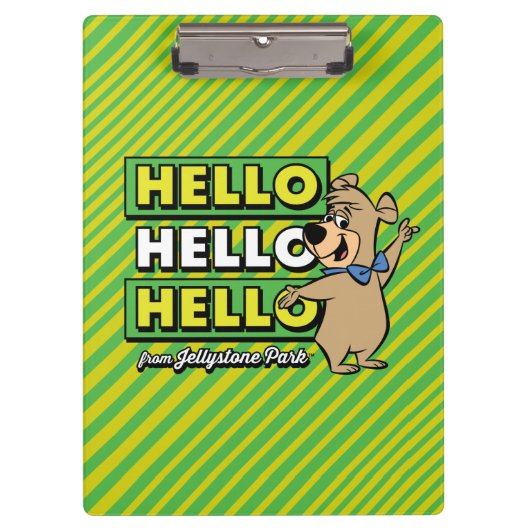 Boo-Boo-Beer Hallo Hallo Hallo Klembord (Voorkant)