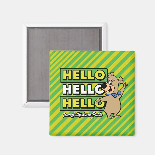 Boo-Boo-Beer Hallo Hallo Hallo Magneet (Voorkant / Achterkant)