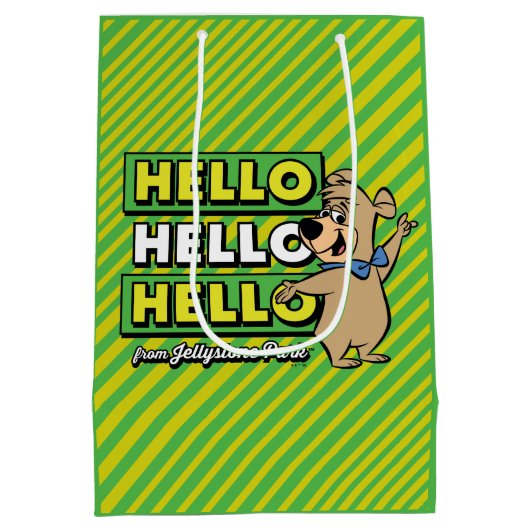 Boo-Boo-Beer Hallo Hallo Hallo Medium Cadeauzakje (Achterkant)