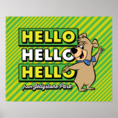 Boo-Boo-Beer Hallo Hallo Hallo Poster (Voorkant)