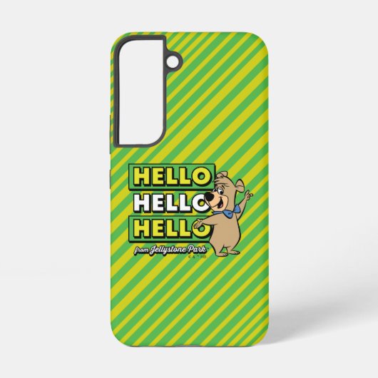 Boo-Boo-Beer Hallo Hallo Hallo Samsung Galaxy Hoesje (Achterkant)