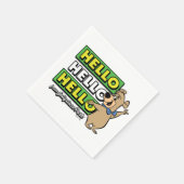 Boo-Boo-Beer Hallo Hallo Hallo Servet (Hoek)