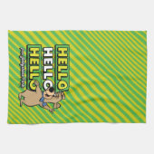 Boo-Boo-Beer Hallo Hallo Hallo Theedoek (Horizontaal)